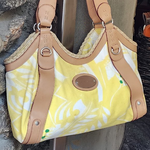 Tommy Hilfiger Yellow Floral Shoulder Bag - Picture 8 of 16